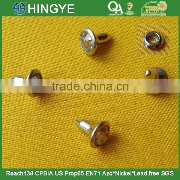 Rhinestone Metal Rivets For Jeans --- A017