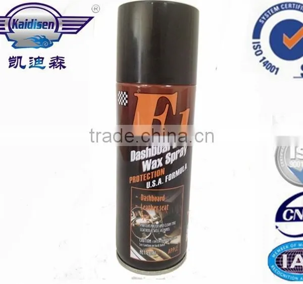 Hot Sale 220ml Aerosol Dashboard Spray Wax Car Polish