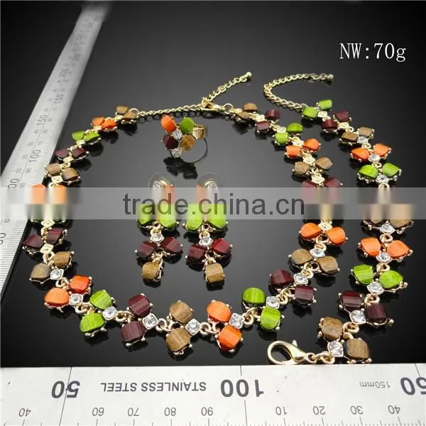 Wholesale Jewelry Replicas Long Chain Jewelry Set Young Girl Jewelry Set photo-2
