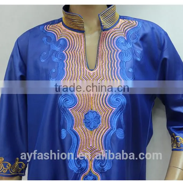 Traditional Classic Bazin Guinea Brocade Embroidery African Clothing photo-5