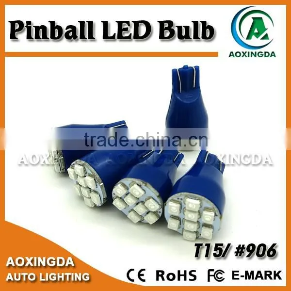 #906 T15 Wedge Base 8SMD Pinball LED Flasher Lamp photo-3