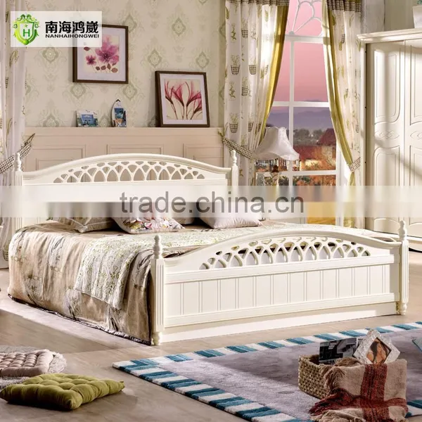 Latest Design White Wooden MDF Modern Bedroom Furniture Quality Choice photo-3