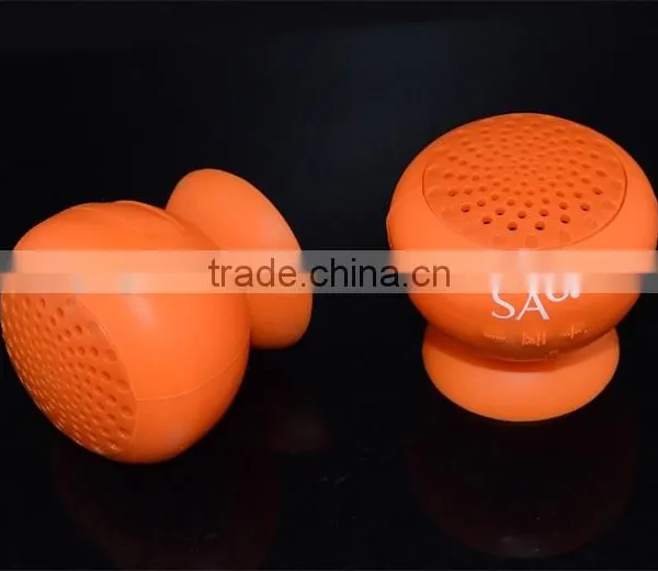 Silicon Mini Handfree Stereo Bluetooth Wireless Sucker Speaker for Mobile Phone photo-3
