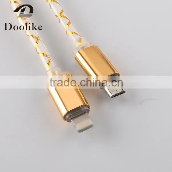 Hot Selling 2 in 1USB Cable For Samsung Mrice USB Cable 1m Wholesale For Iphone Data Cable photo-4