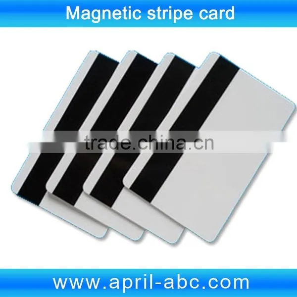 Blank HICO Magnetic Strip Pvc id Card 2750oe