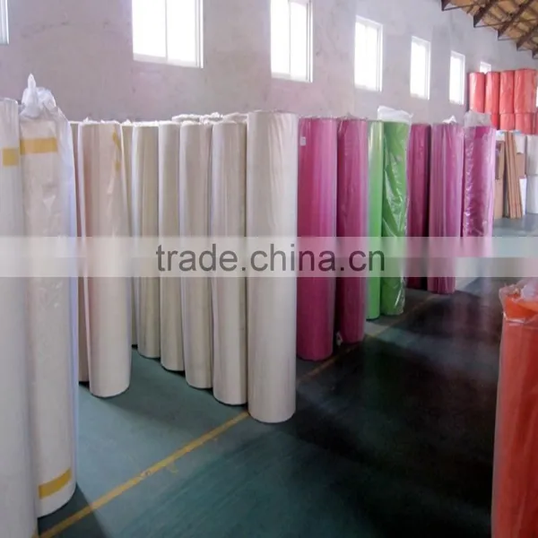 100% Home Textile Cambrelle pp Spunbond Nonwoven Fabric Price photo-2