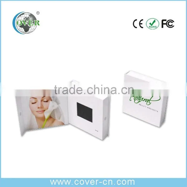Promotional 4.3'' LCD Video Greeting Card, Video Brochure Card In A5 Paper photo-5