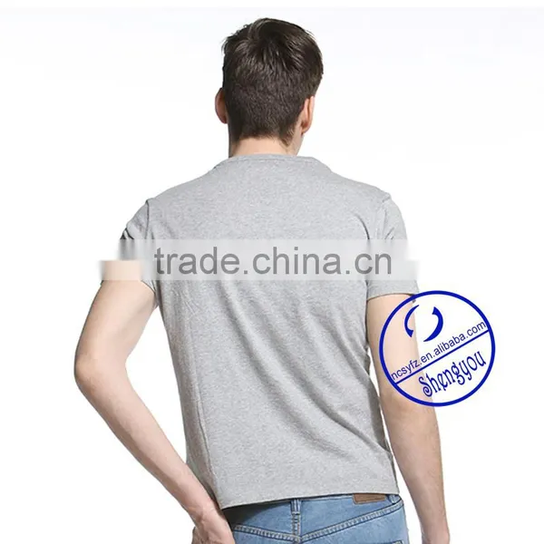 Custom 100 Cotton Man T-shirt Printing Wholesale China Quality Choice photo-2