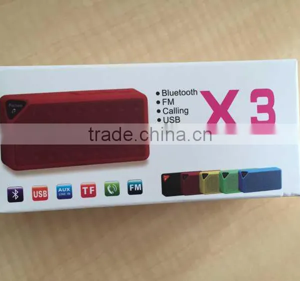 X3 Bluetooth Mini Wireless Speaker ,Mini USB Speaker With Microphone photo-5