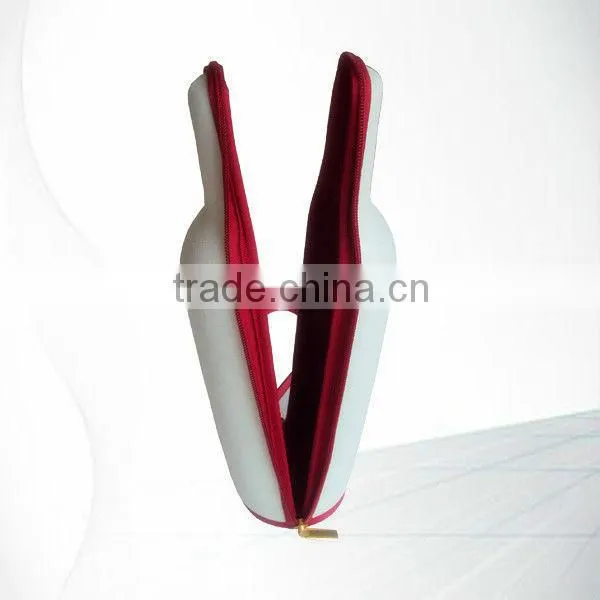 Custom Eva Single Wine Carrier Bag With Handle in Printed Logo by Fabric photo-6