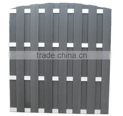 JFCG Eco Friendly WPC Material Anti-corrosion Arc Ranch Fencing Panel