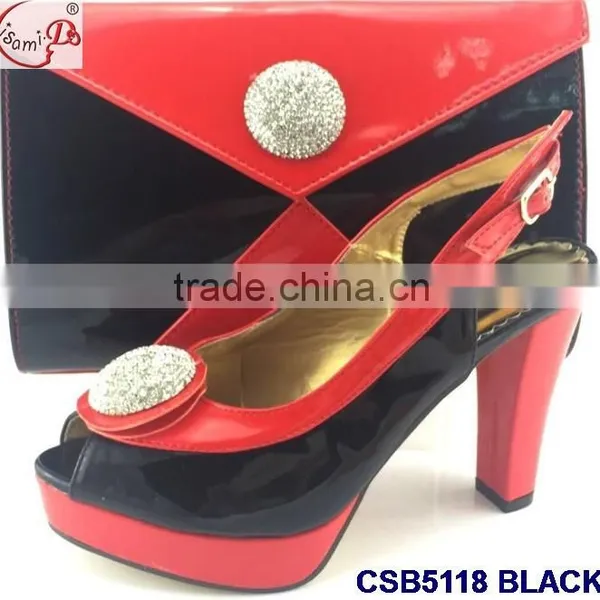 CSB5118 New Design Good Quality Fashionable Women Shoes and Bags Wholesale photo-2