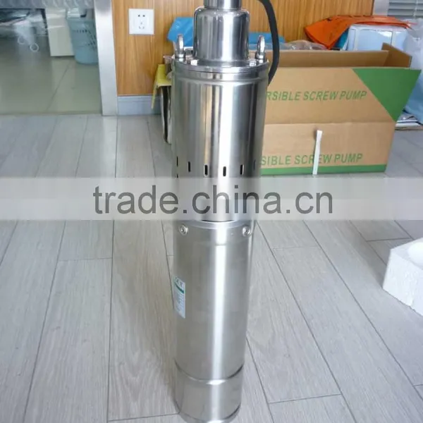 4" (QSD) Stainless Steel Screw Pump With Oil-filled Type Motor photo-2