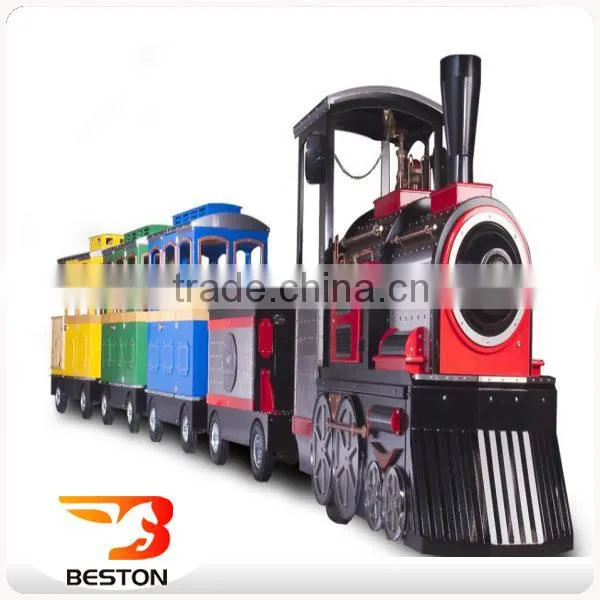 Children Games Trackless Train Used Tourist Trains for Sale photo-3