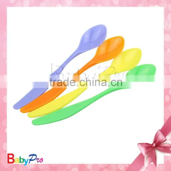 High Quality China Baby Item Different Color to Choose Design for Baby Plastic Spoon pp Children Spoon Set photo-4