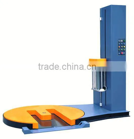automatic M type pallet stretch film wrapping machine/M type stretch wrapper/M-tunnel pallet wrapper