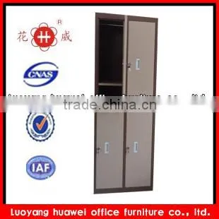 2016 hot selling fashion style design colorful 4 doors school wardrobe