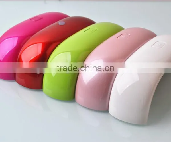 9w Led Rainbow Lamp Portable Mini Nail Phototherapy Machine 30 s Regular Nail Polish Dryer