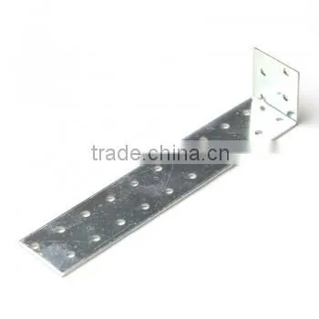 Perforated Angle Bracket With Zinc Plated for Wood Connection