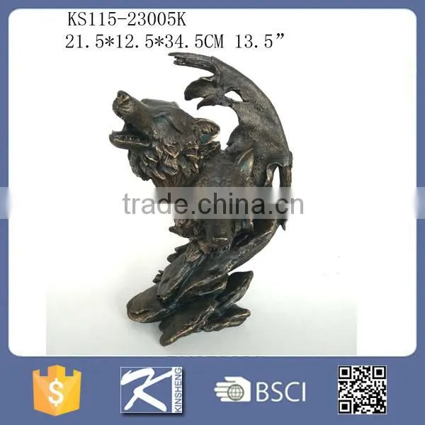 Resin Leopard Statue, Polyresin Decorative Wild Animal, Animal Souvenir photo-2