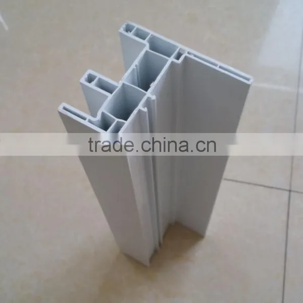 ISO9001 Quality Standard Pvc Window UPVC Profile 4 Chambers Sliding Plastic Extrusion Profile photo-3