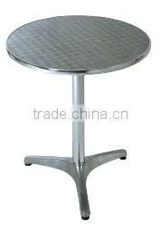 0503outdoor Garden Aluminum Good Quality Stackable Dining Table and Chair Set YC001 YT1 photo-4
