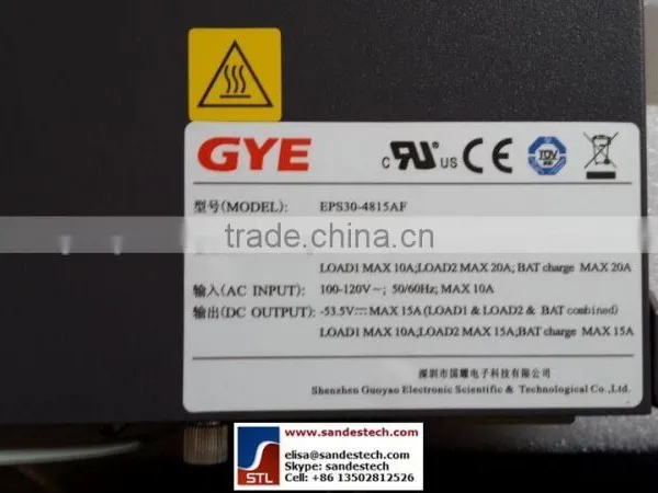 Huawei GYE EPS30-4815AF 30A DC Power in Cabinet for Huawei ZTE Fiberhome OLT 2x15A Recitifier Module GYE GERM4815T photo-5