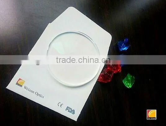 1.56 Super Flat Hydrophobic Optical Lens (CE&FDA&ISO9001)