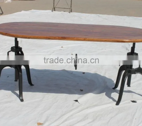 Industrial Crank Dining Table photo-2