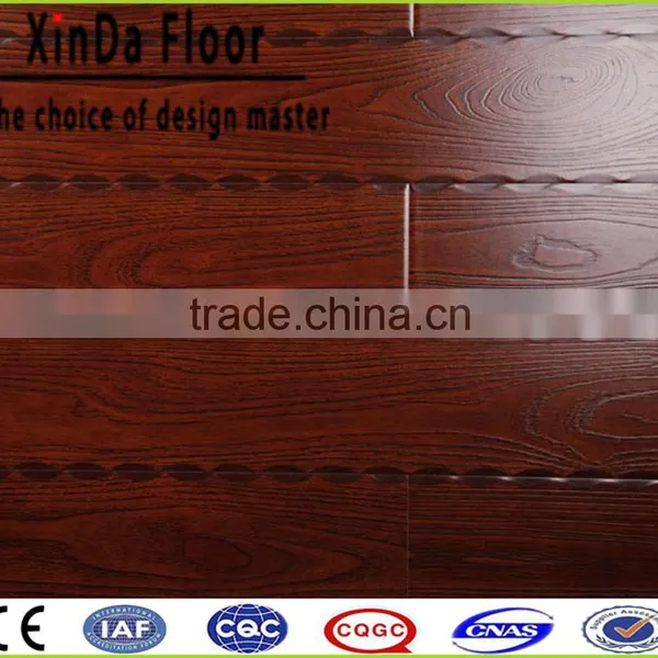 Hdf Middle Embossed Laminate Flooring 12.3mm