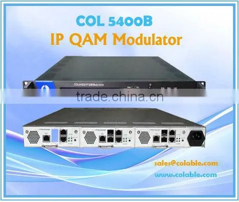 COL5400B ip qam modulator, hd rf modulator, hdmi dvbt modulator