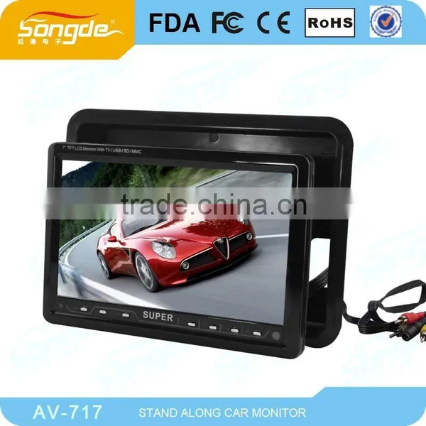 Super 7 TFT Lcd Monitor Car Monitor With Full Function Remote Control photo-2