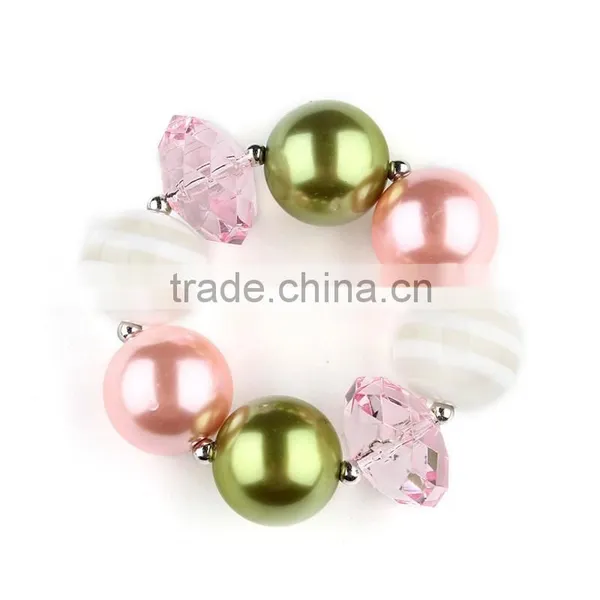 2016 Bow Beaded Baby Girls Pearl Necklace photo-4