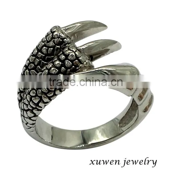 Enamel Spike Stainless Steel Turkish Rings for Men