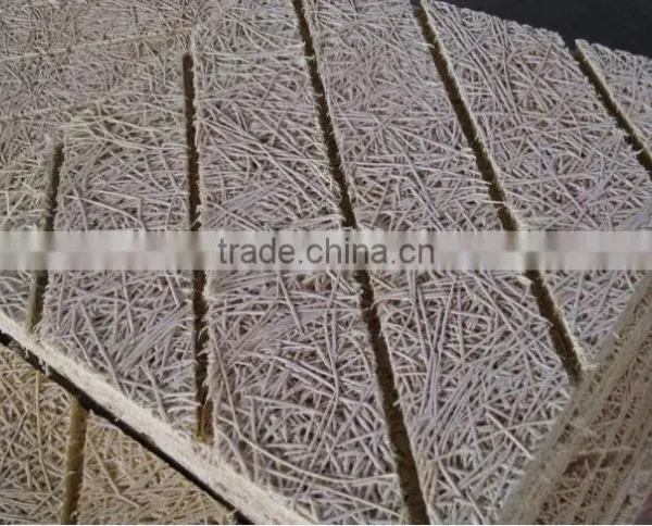 Wedding Decoration Materials Soundproof Wood Wool Acoustic Panel For Exhibition/ Conference/ Hotel/ Hotel/ Office photo-2