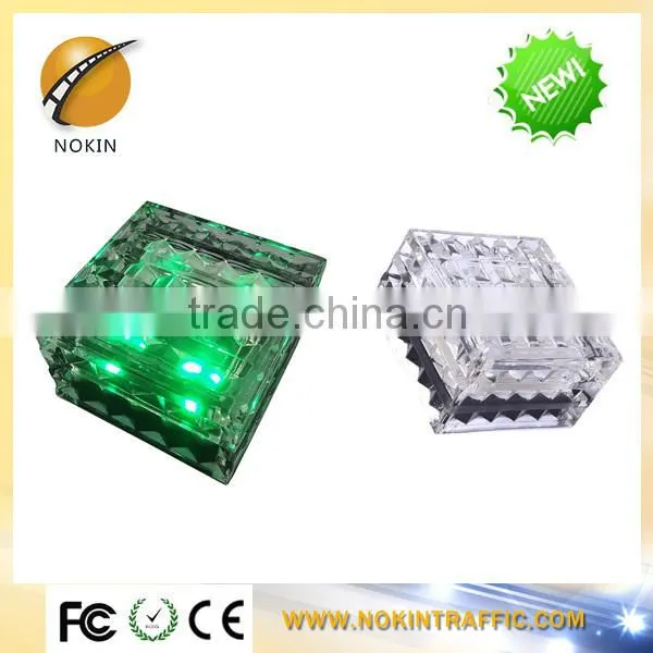 Colorful Crystal Glass Underground Light Solar Brick Light photo-2