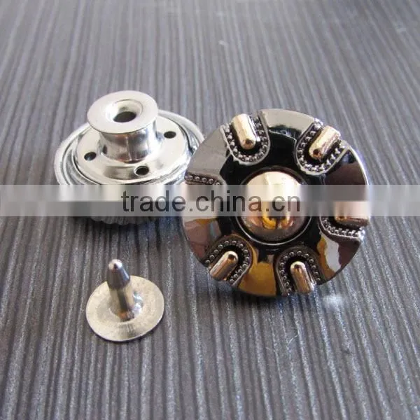 Alloy Metal Denim Jeans Button photo-3