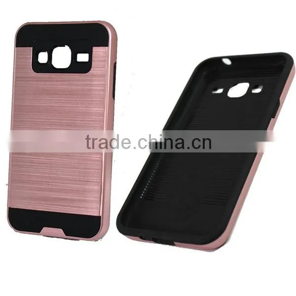 C&T Dual Layer Protective Hybrid Brushed Armor Hard Cover Case for Samsung Galaxy Grand Prime G530 photo-2
