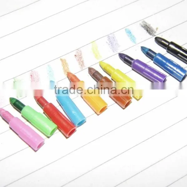 EX- Price High Quality 10 Colors Bullets Pencil Crayon for Kids photo-4