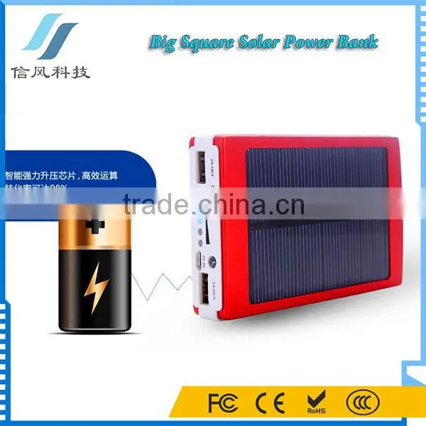 Dual USB Portable Solar Battery Charger Power Bank 6000mAh for IPhone for IPad for Android Phone photo-3