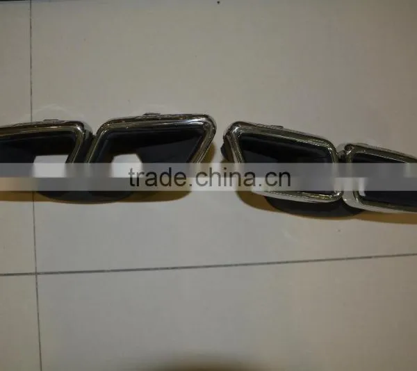 Exhaust Tail Pipe Tips for Mercedes Benz W205 C63 C450 C Class Chrome photo-3