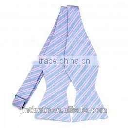 2016 Cheap Striped Silk Bow Ties Self Tie for Sale photo-4