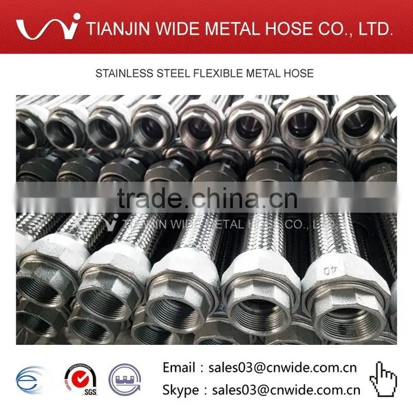 [Tianjin Wide Hose DQ-DN40 ] 1 1/2" Union Stainless Steel Hose photo-5