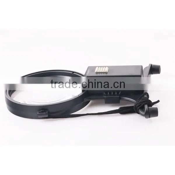 LED Lighted 2x Power Hand-Free Magnifier Helping Hand Magnifier photo-3