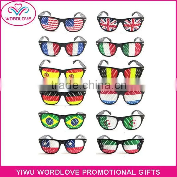 Cheap Yiwu Wholesale Promotional UK Flag Sunglasses, World Cup Soccer Fans Item Sunglasses photo-3