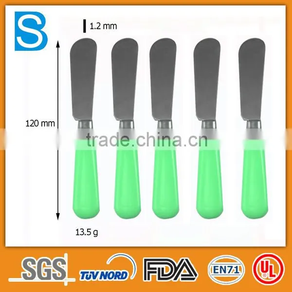 12 cm Free Sample Plastic Handle Christmas Butter Knife photo-3