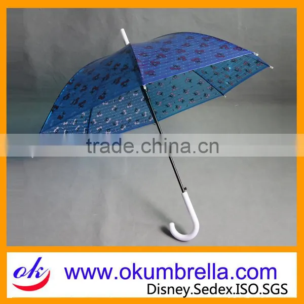Translucent Umbrella,PE POE PVC Transparent Umbrella With Custom Printing