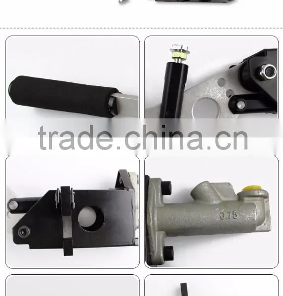 Colorful Adjustable Drift Hydraulic E-Brake Racing HandBrake Lever Grip With 0.75" Master Cylinder photo-3