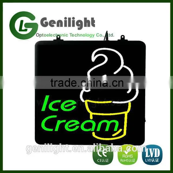 NEW Animation Ice Cream LED Neon Sign photo-4