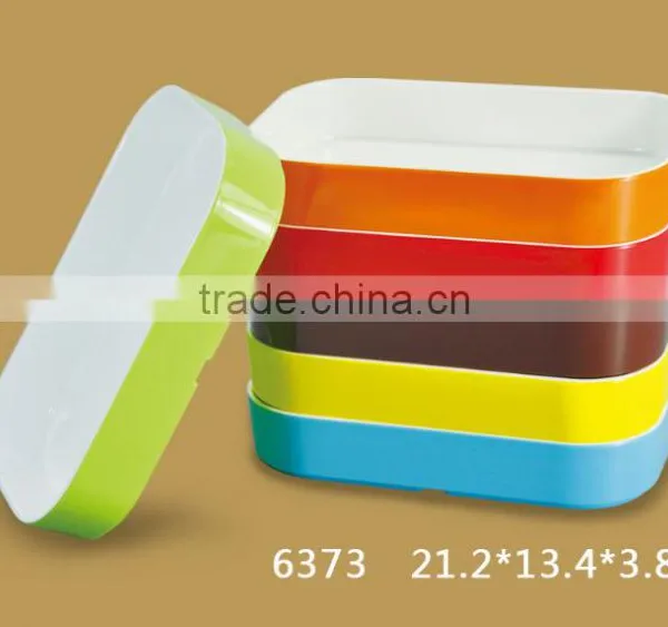 6373 Melamine Two Colors Korean Plates
